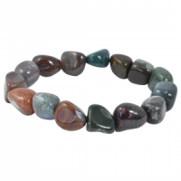 Bloodstone Tumbled Bracelet
